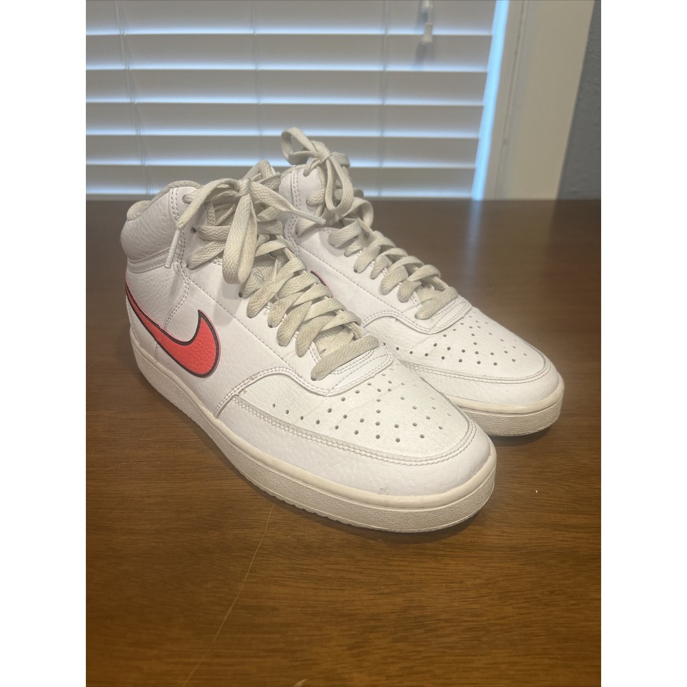 Nike Shoes Women's Court Mid Athletic Sneakers Sz US 9 CD5436-102 White Pink